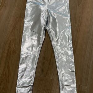 Kids Silver Leggings